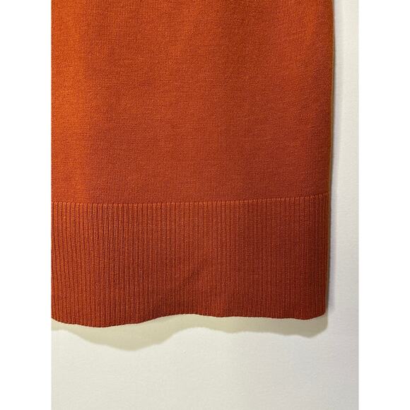 Cyrus Women's Size XS Knit Sweater Vest Firecracker Rust V-Neck New w/ Tags - Picture 10 of 11